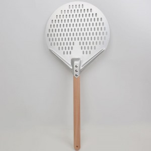 Odłączalny 12nch 14 cali aluminiowy okrągłe pizza Peel Pizza Pizza Pizza Pizza Pizza Pizza