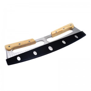 Gorąca wyprzedaż pizza stalowa stalinierdzewnej, pizza rocker pizza donarzędzia kuchennego z plastikową ochroną osłony